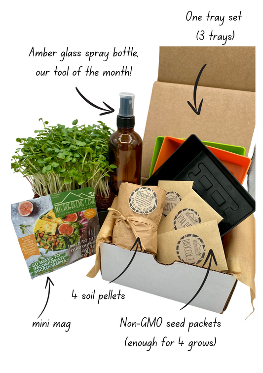 Mini Microgreens Grow Kit - Starter Box